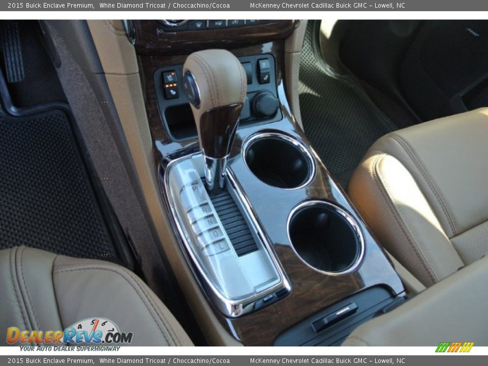 2015 Buick Enclave Premium White Diamond Tricoat / Choccachino/Cocoa Photo #11