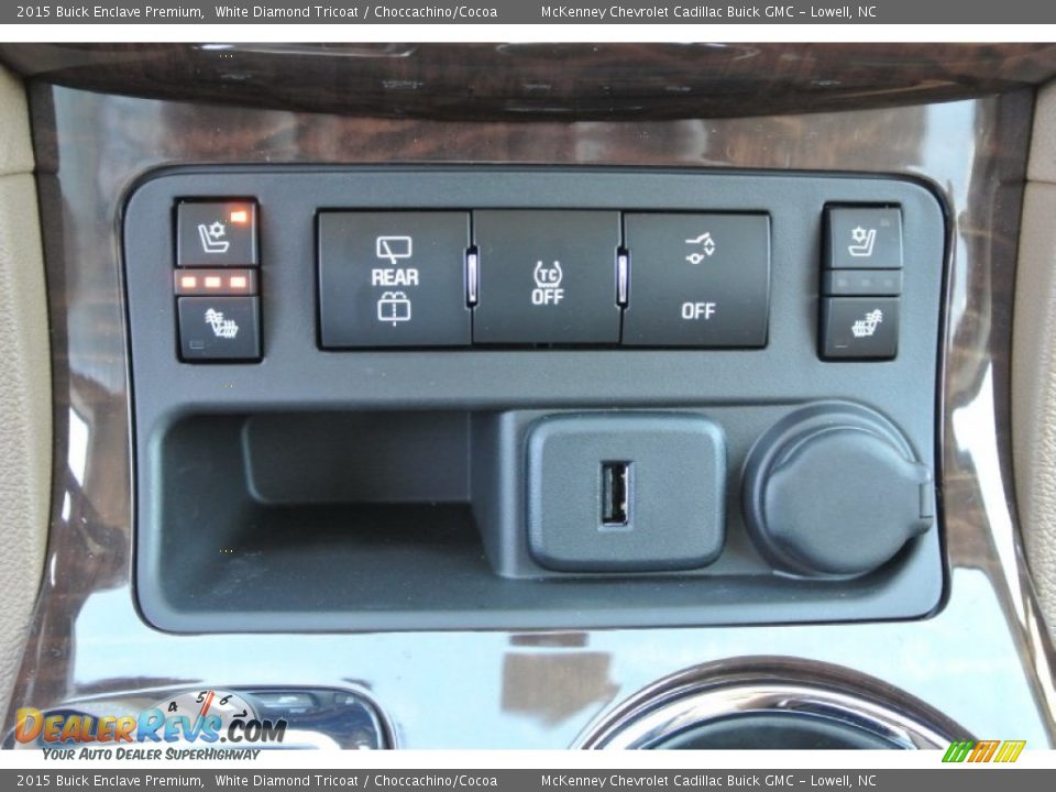 2015 Buick Enclave Premium White Diamond Tricoat / Choccachino/Cocoa Photo #12