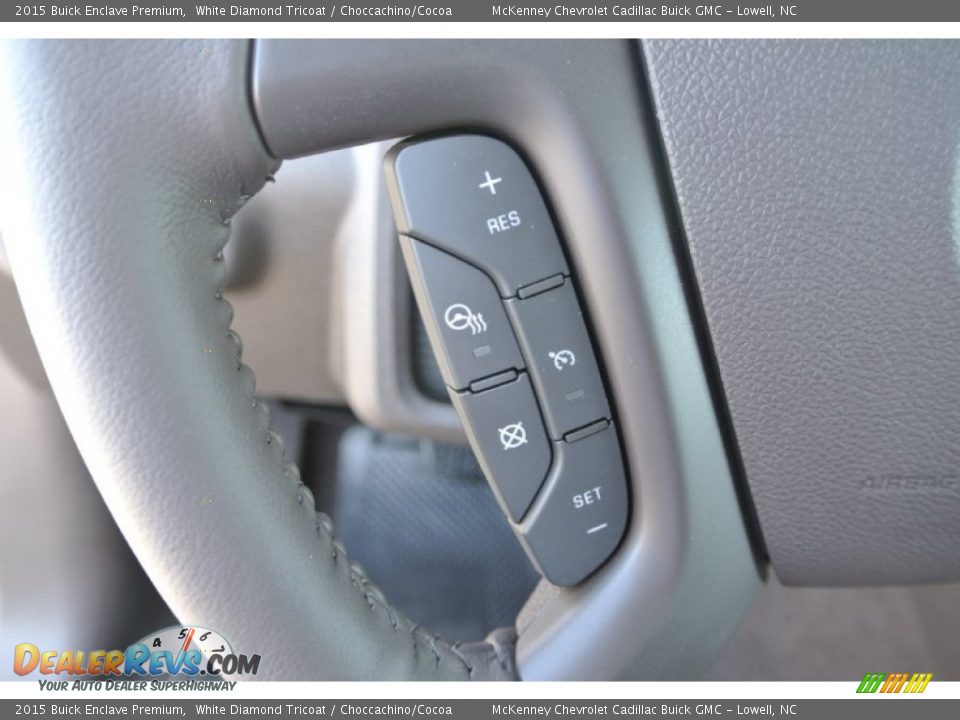 2015 Buick Enclave Premium White Diamond Tricoat / Choccachino/Cocoa Photo #15