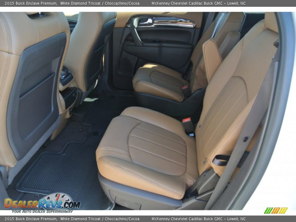 2015 Buick Enclave Premium White Diamond Tricoat / Choccachino/Cocoa Photo #18