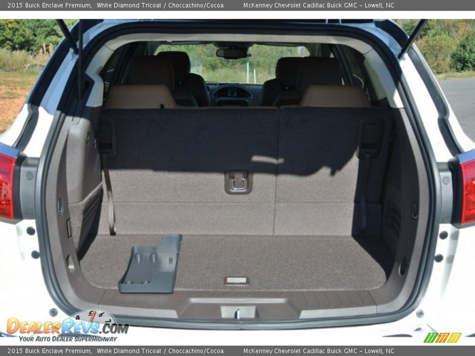 2015 Buick Enclave Premium White Diamond Tricoat / Choccachino/Cocoa Photo #19