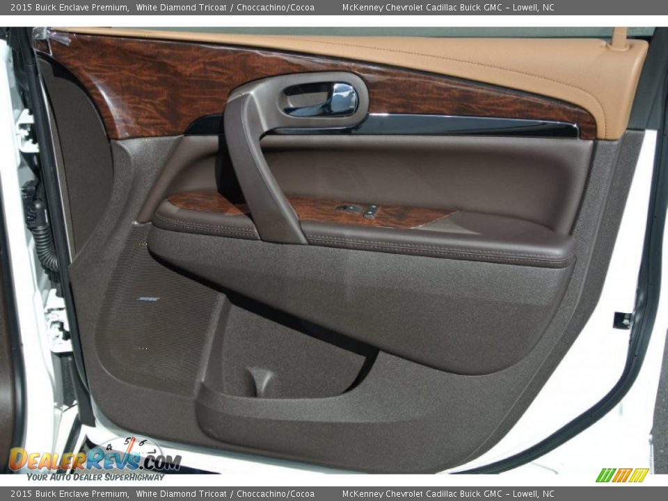 2015 Buick Enclave Premium White Diamond Tricoat / Choccachino/Cocoa Photo #23