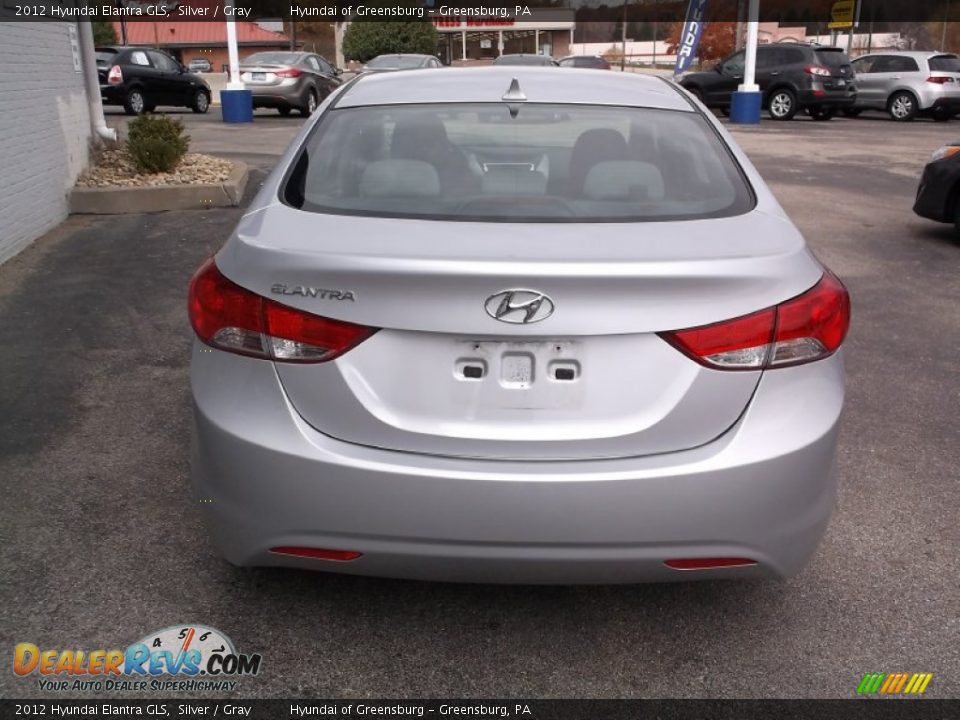 2012 Hyundai Elantra GLS Silver / Gray Photo #7