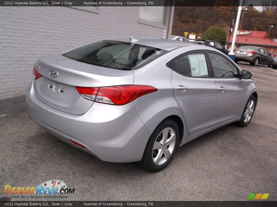 2012 Hyundai Elantra GLS Silver / Gray Photo #8