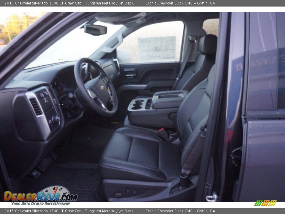2015 Chevrolet Silverado 1500 LT Crew Cab Tungsten Metallic / Jet Black Photo #9