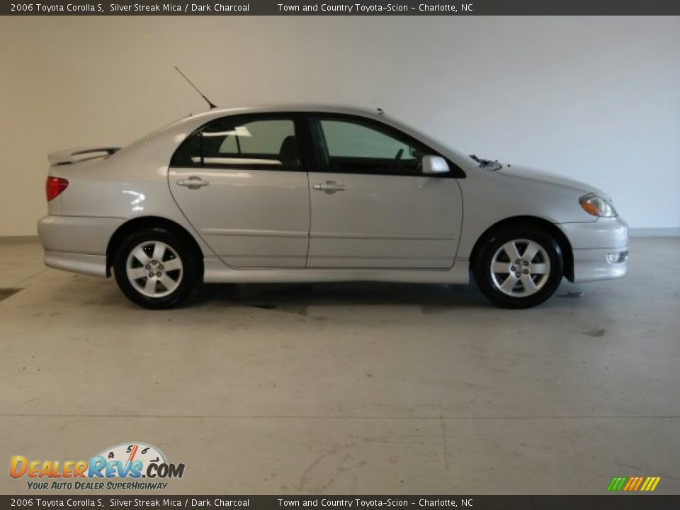 2006 Toyota Corolla S Silver Streak Mica / Dark Charcoal Photo #1