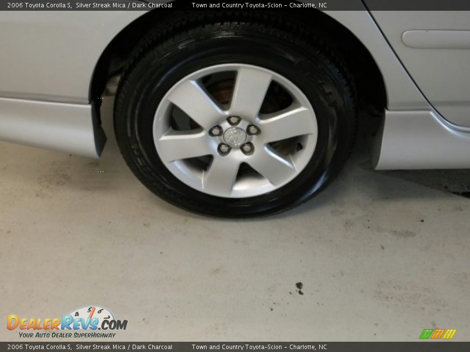 2006 Toyota Corolla S Silver Streak Mica / Dark Charcoal Photo #2