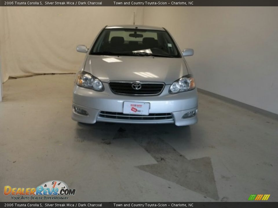 2006 Toyota Corolla S Silver Streak Mica / Dark Charcoal Photo #5