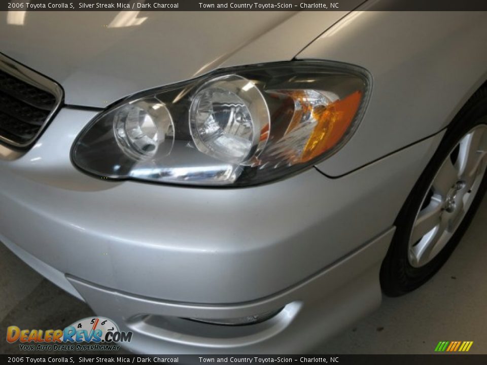 2006 Toyota Corolla S Silver Streak Mica / Dark Charcoal Photo #7