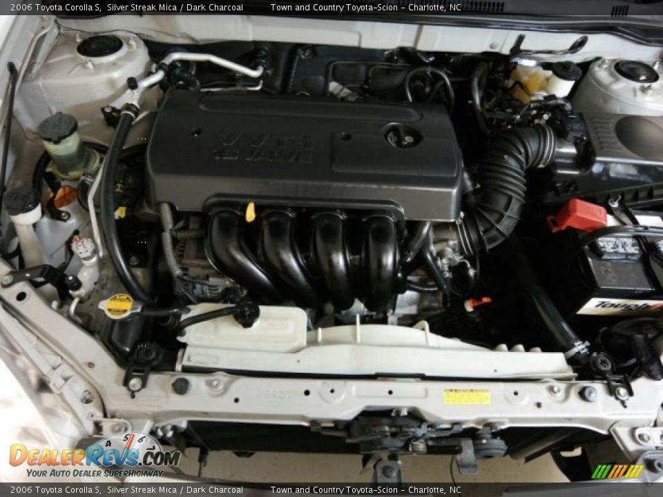 2006 Toyota Corolla S Silver Streak Mica / Dark Charcoal Photo #17