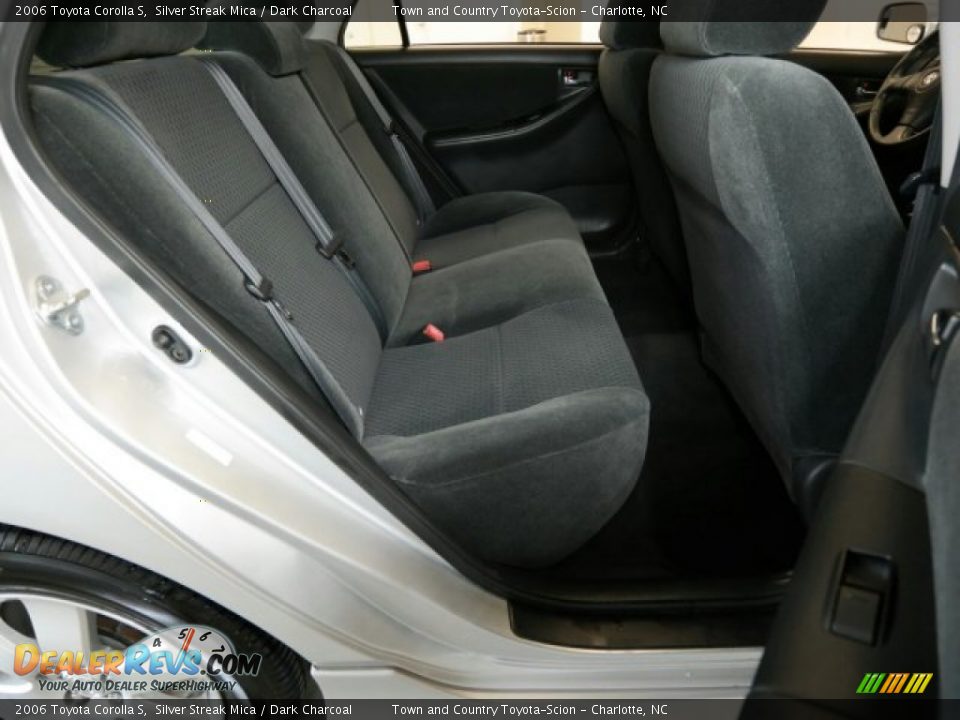 2006 Toyota Corolla S Silver Streak Mica / Dark Charcoal Photo #24