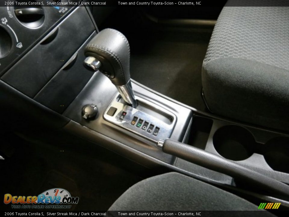 2006 Toyota Corolla S Silver Streak Mica / Dark Charcoal Photo #36