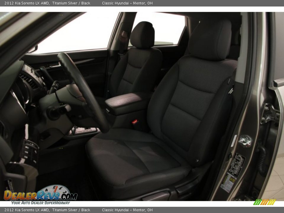2012 Kia Sorento LX AWD Titanium Silver / Black Photo #5
