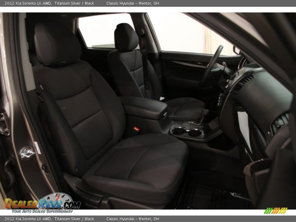 2012 Kia Sorento LX AWD Titanium Silver / Black Photo #10