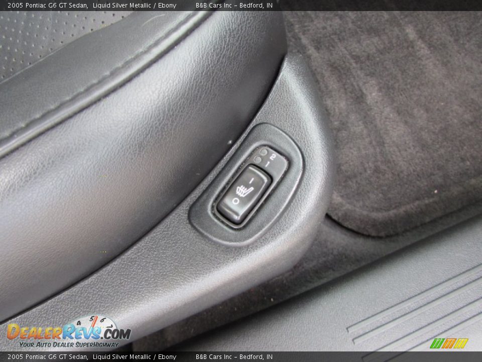 2005 Pontiac G6 GT Sedan Liquid Silver Metallic / Ebony Photo #17