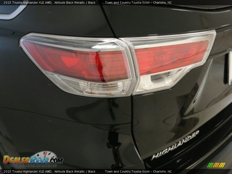 2015 Toyota Highlander XLE AWD Attitude Black Metallic / Black Photo #7