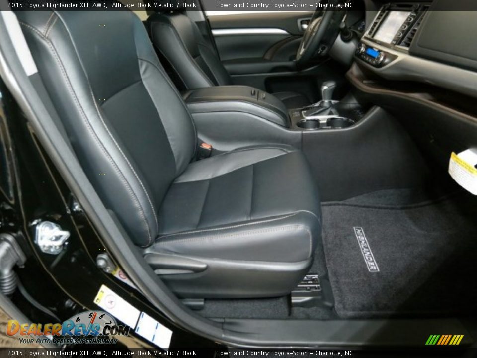 2015 Toyota Highlander XLE AWD Attitude Black Metallic / Black Photo #11
