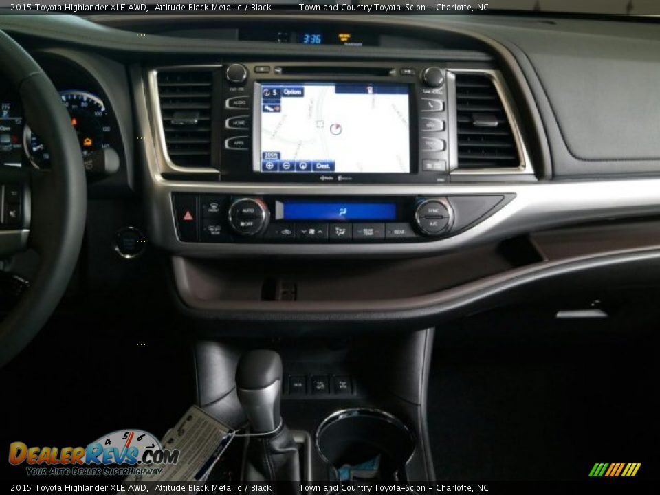 2015 Toyota Highlander XLE AWD Attitude Black Metallic / Black Photo #15