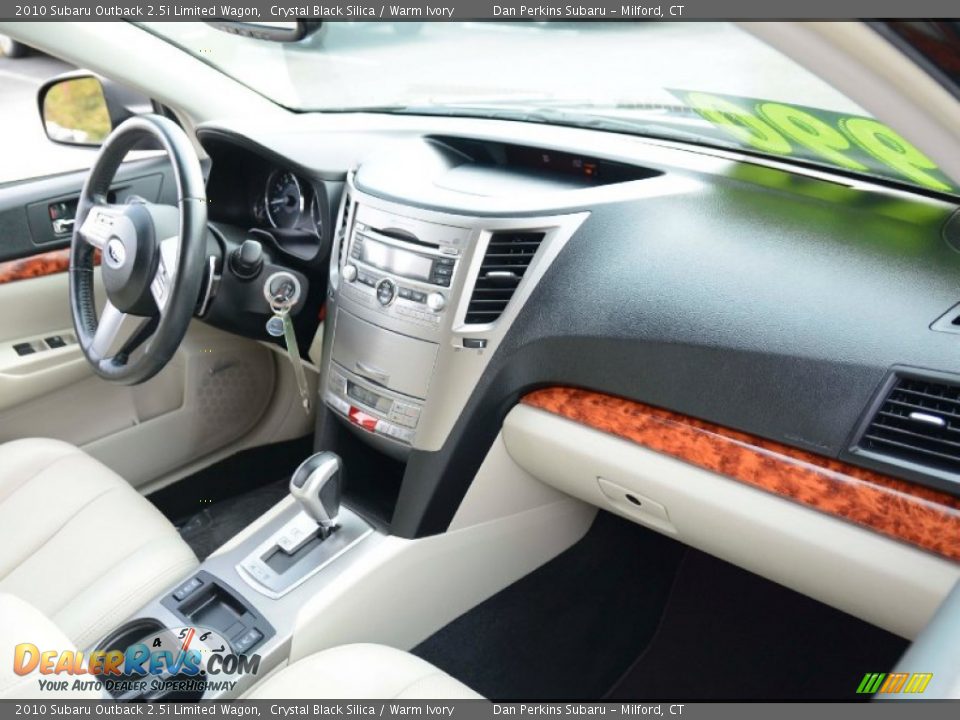 2010 Subaru Outback 2.5i Limited Wagon Crystal Black Silica / Warm Ivory Photo #9