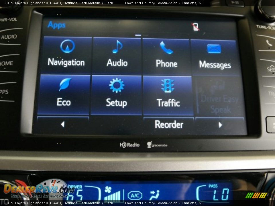 2015 Toyota Highlander XLE AWD Attitude Black Metallic / Black Photo #24