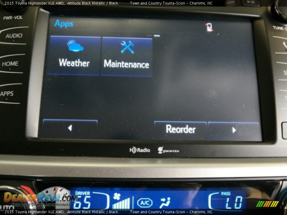 2015 Toyota Highlander XLE AWD Attitude Black Metallic / Black Photo #25