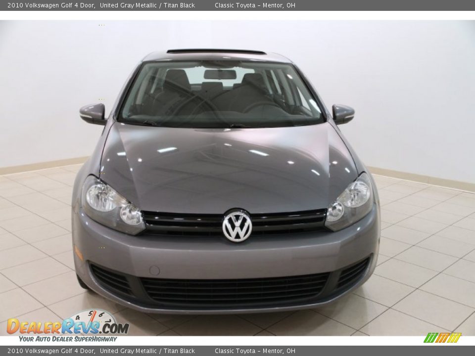 2010 Volkswagen Golf 4 Door United Gray Metallic / Titan Black Photo #2
