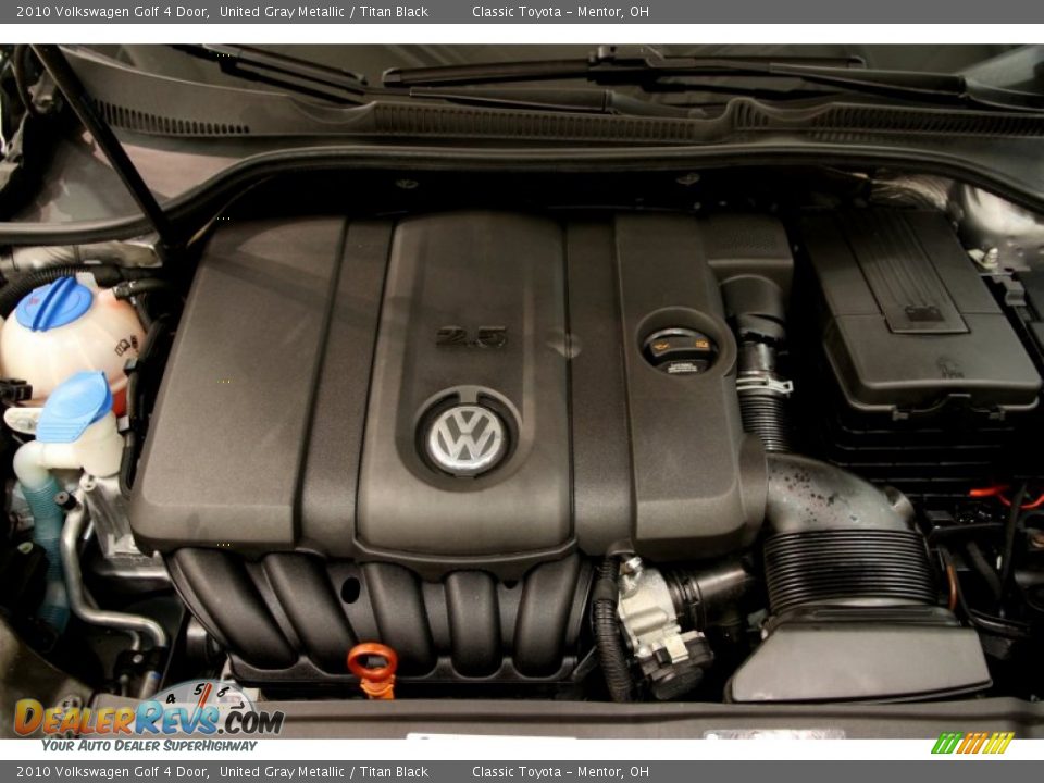 2010 Volkswagen Golf 4 Door United Gray Metallic / Titan Black Photo #14