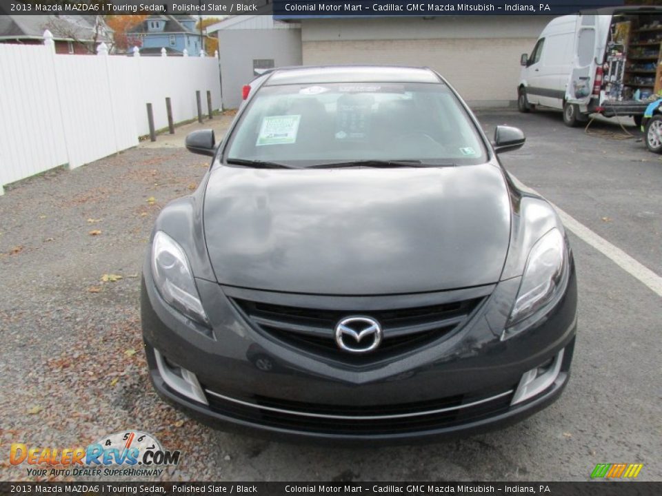 2013 Mazda MAZDA6 i Touring Sedan Polished Slate / Black Photo #8