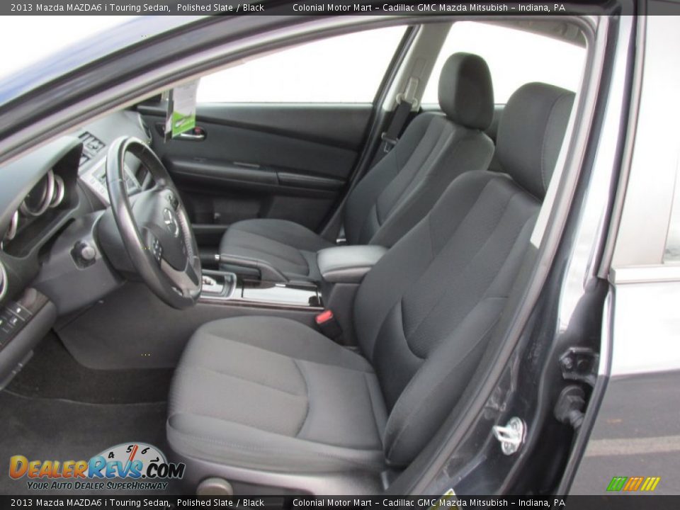 2013 Mazda MAZDA6 i Touring Sedan Polished Slate / Black Photo #12
