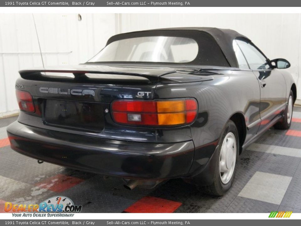 1991 Toyota Celica GT Convertible Black / Gray Photo #8