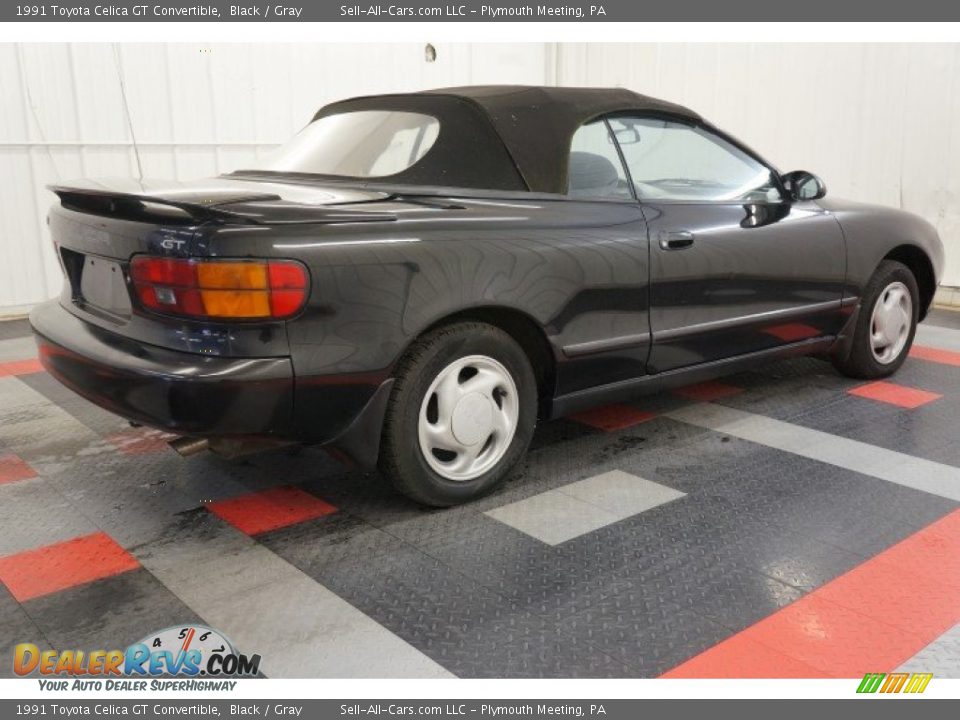 1991 Toyota Celica GT Convertible Black / Gray Photo #22
