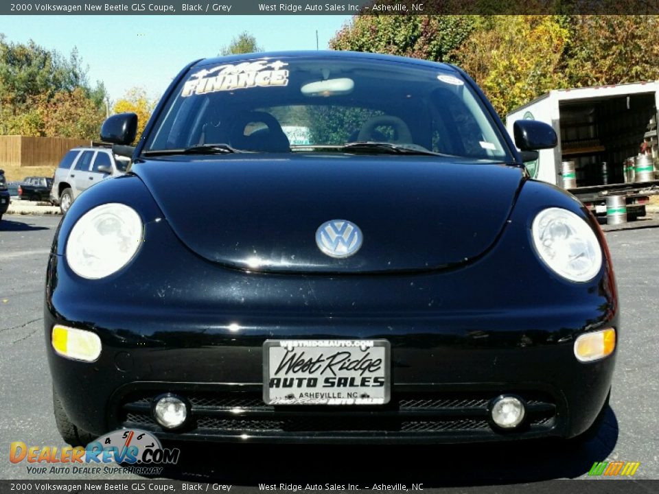 2000 Volkswagen New Beetle GLS Coupe Black / Grey Photo #1
