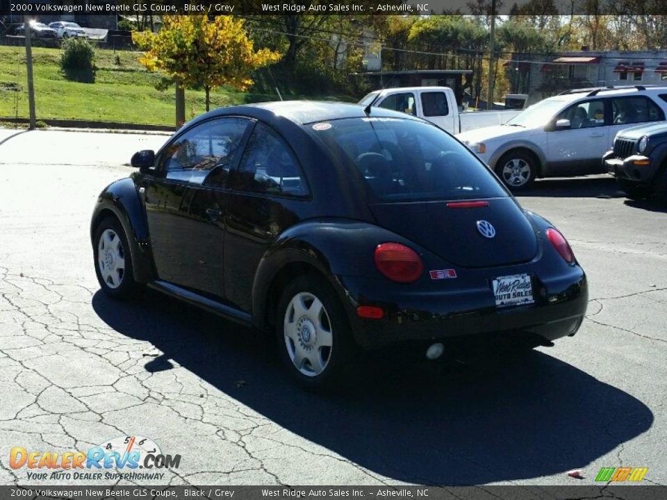 2000 Volkswagen New Beetle GLS Coupe Black / Grey Photo #4
