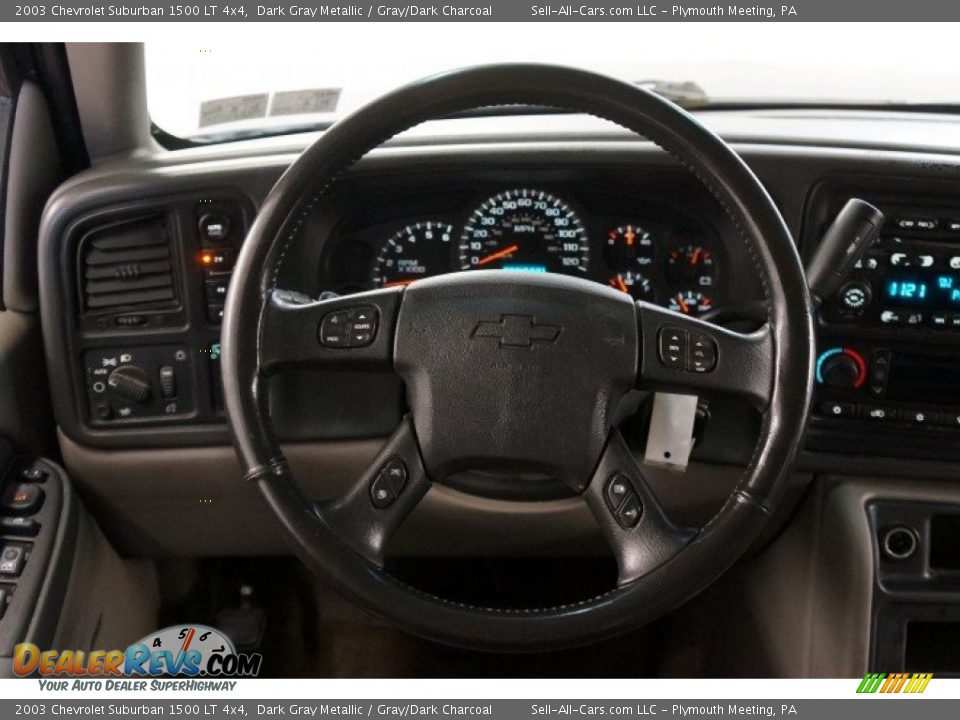 2003 Chevrolet Suburban 1500 LT 4x4 Dark Gray Metallic / Gray/Dark Charcoal Photo #27
