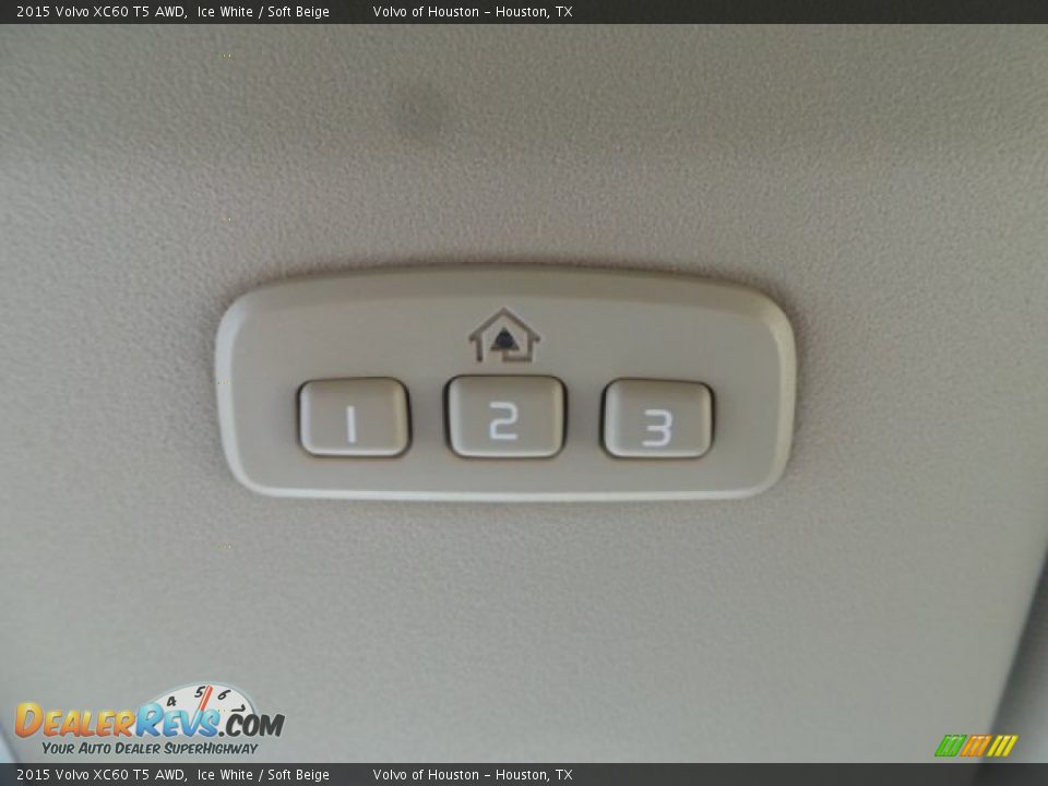 2015 Volvo XC60 T5 AWD Ice White / Soft Beige Photo #15