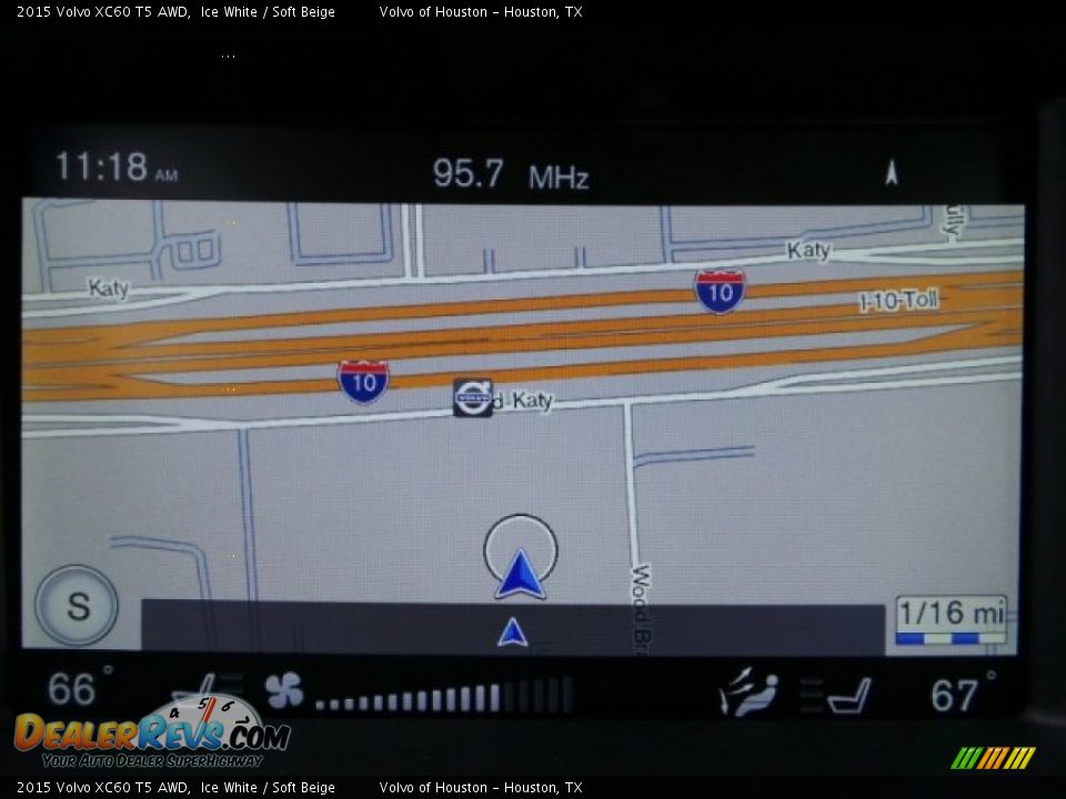 2015 Volvo XC60 T5 AWD Ice White / Soft Beige Photo #18