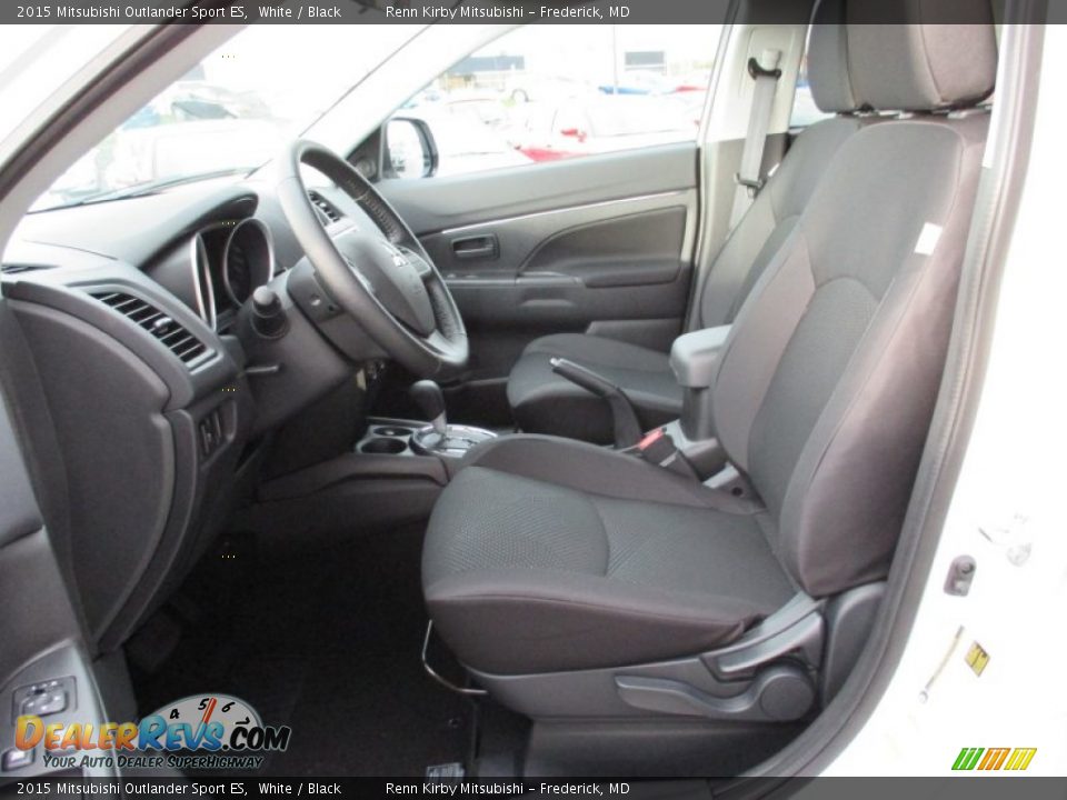 2015 Mitsubishi Outlander Sport ES White / Black Photo #9