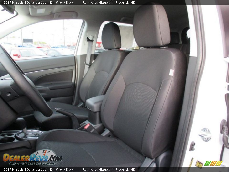 2015 Mitsubishi Outlander Sport ES White / Black Photo #10