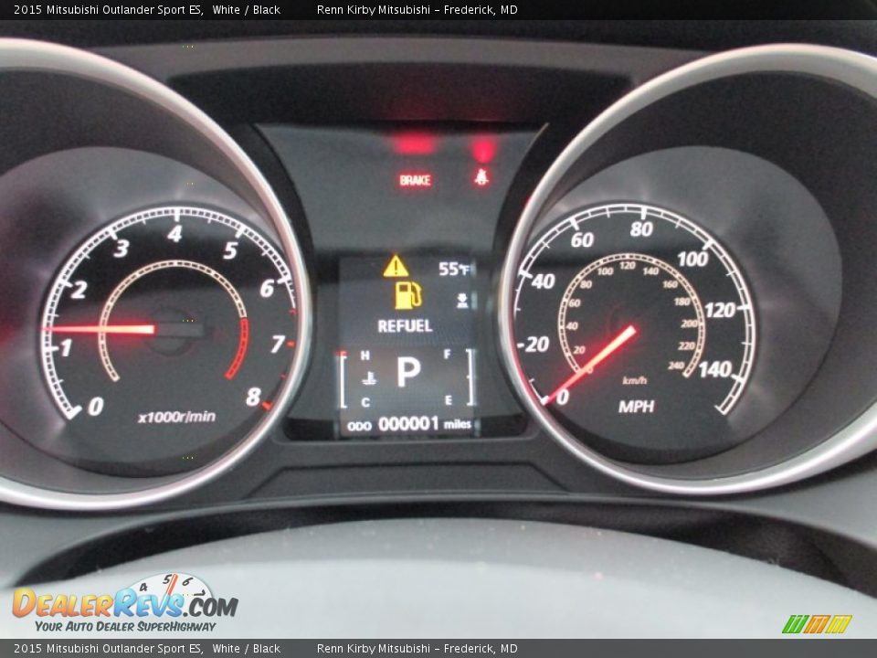 2015 Mitsubishi Outlander Sport ES White / Black Photo #16