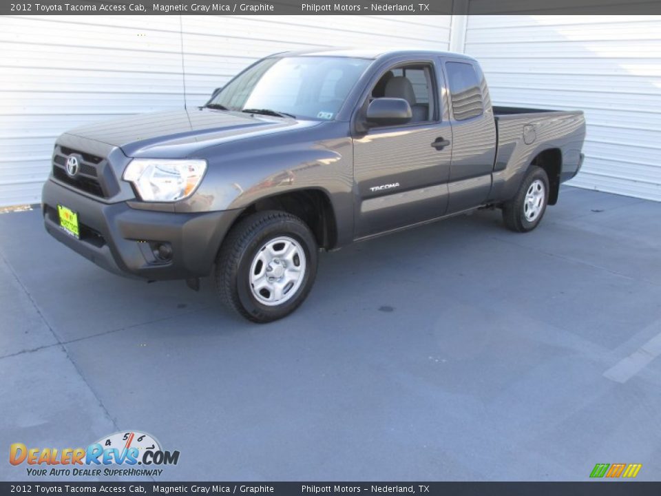 2012 Toyota Tacoma Access Cab Magnetic Gray Mica / Graphite Photo #4