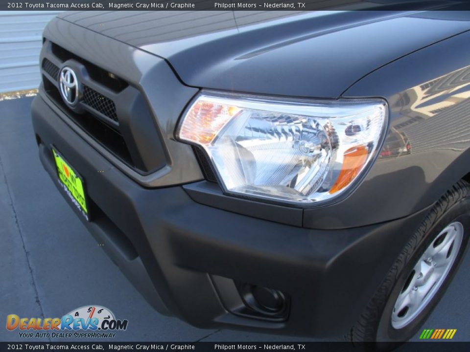 2012 Toyota Tacoma Access Cab Magnetic Gray Mica / Graphite Photo #7