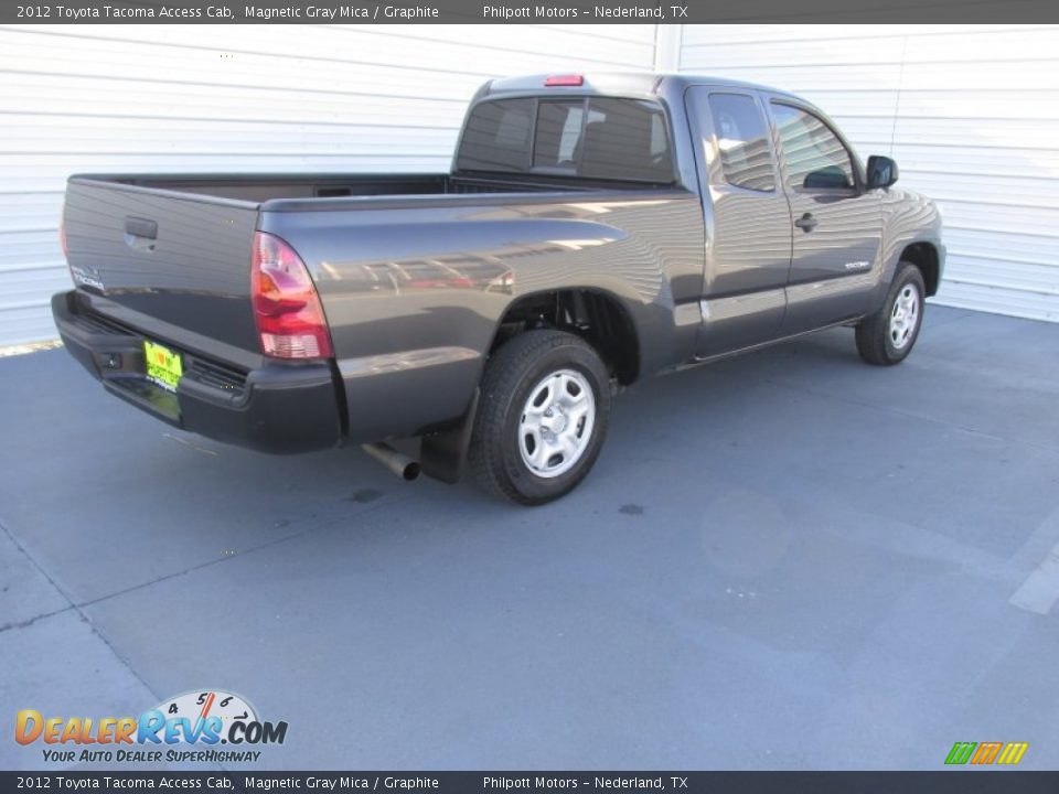 2012 Toyota Tacoma Access Cab Magnetic Gray Mica / Graphite Photo #9