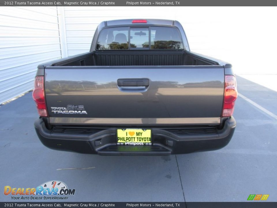 2012 Toyota Tacoma Access Cab Magnetic Gray Mica / Graphite Photo #10