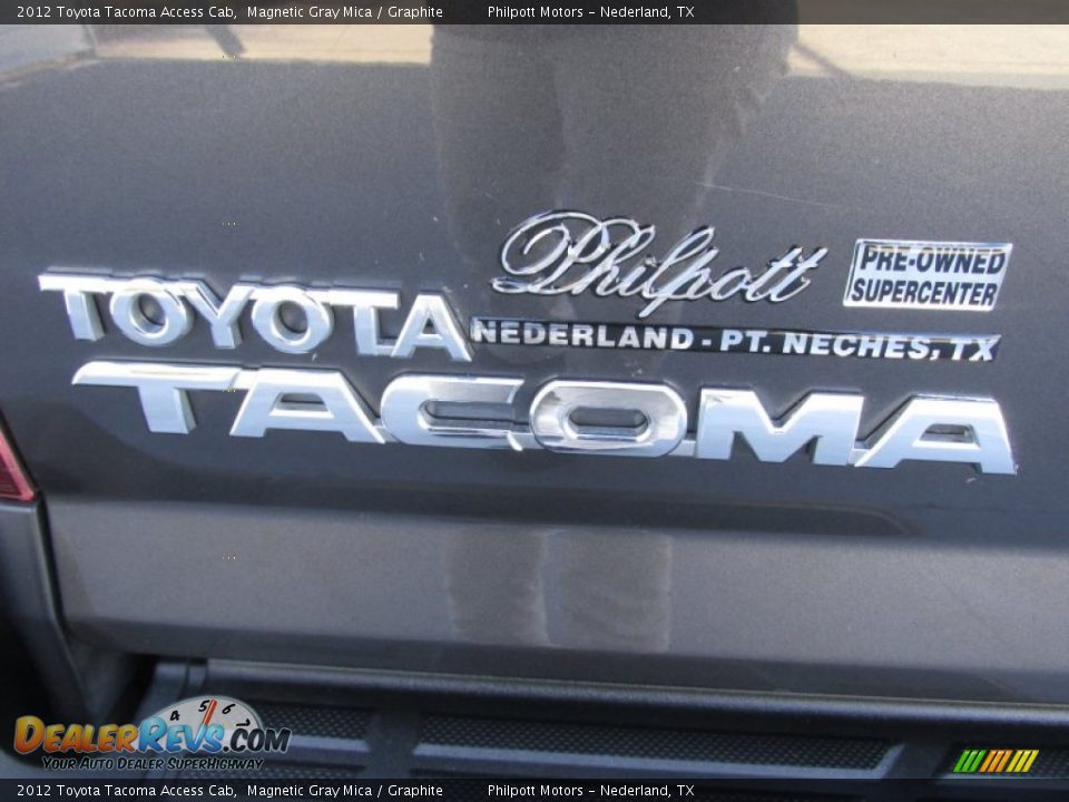 2012 Toyota Tacoma Access Cab Magnetic Gray Mica / Graphite Photo #13