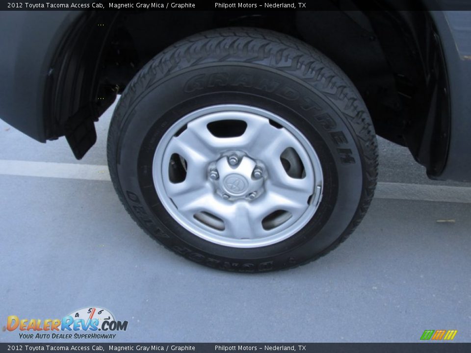 2012 Toyota Tacoma Access Cab Magnetic Gray Mica / Graphite Photo #18