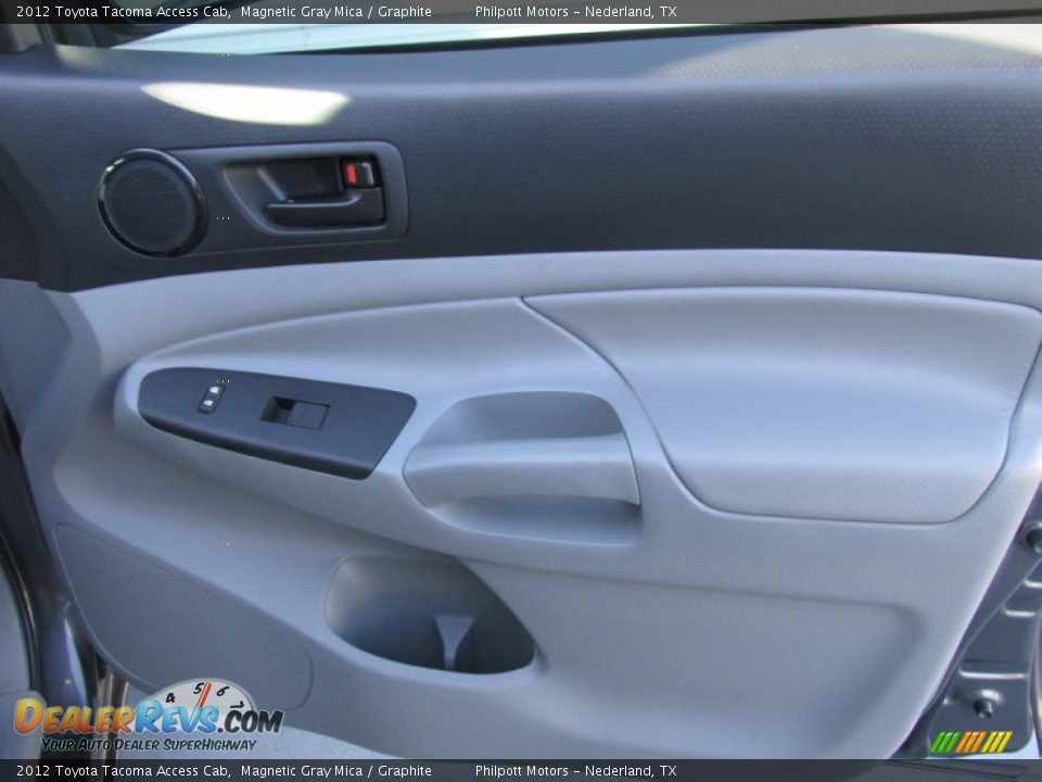 2012 Toyota Tacoma Access Cab Magnetic Gray Mica / Graphite Photo #23