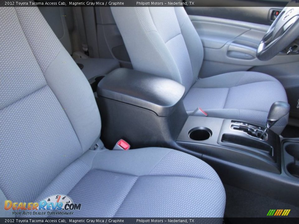 2012 Toyota Tacoma Access Cab Magnetic Gray Mica / Graphite Photo #25