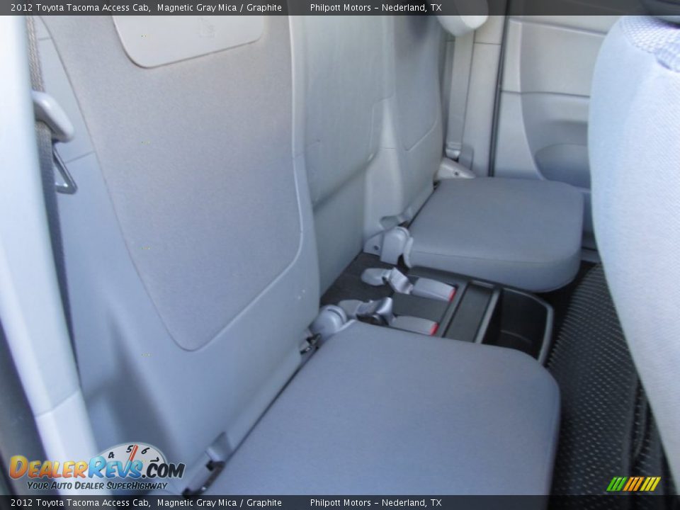 2012 Toyota Tacoma Access Cab Magnetic Gray Mica / Graphite Photo #27