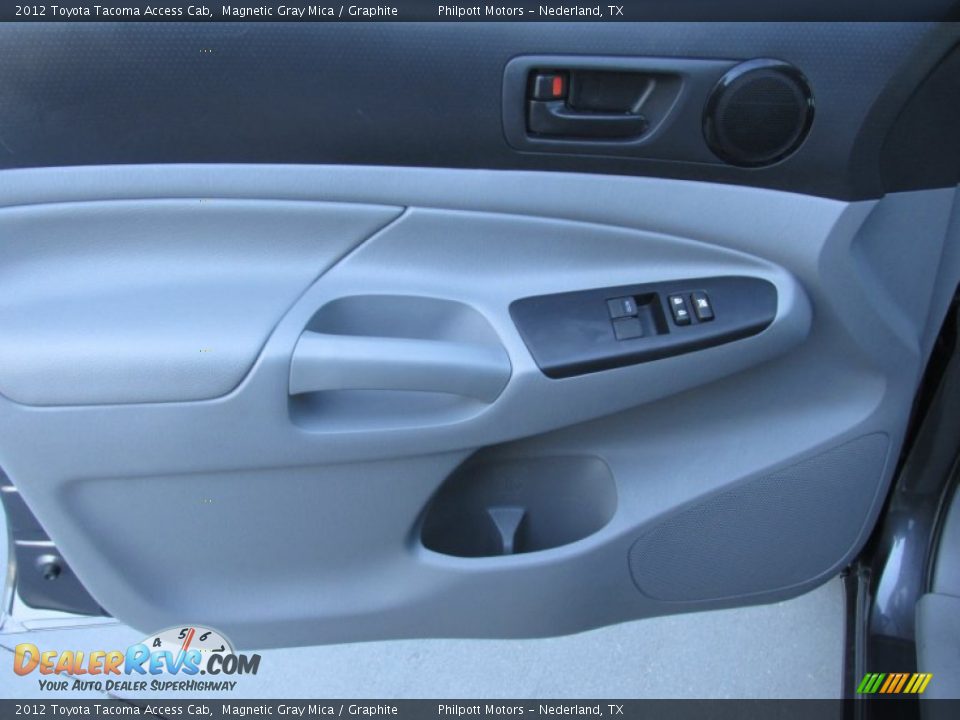 2012 Toyota Tacoma Access Cab Magnetic Gray Mica / Graphite Photo #30