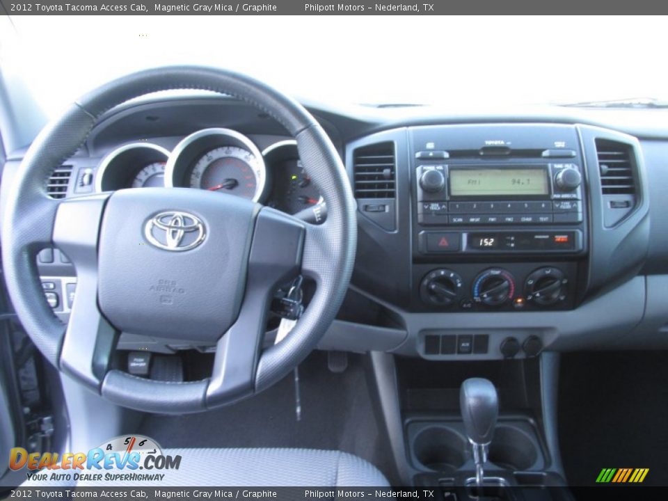 2012 Toyota Tacoma Access Cab Magnetic Gray Mica / Graphite Photo #34